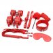 Foto 1: Conjunto BDSM 10 Pe�as Vermelho