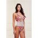 Foto 0: Body Baci Lingerie Floral Lace Branco Multicolor 36-38 S/M