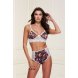 Foto 0: Conjunto de Suti� e calcinha com Estampa Floral e Renda 36-38 S/M