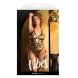 Foto 2: Body de Malha Vazada Boujee Dourado 36-38 S/M