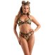 Foto 0: Suti� e calcinha com Recortes Dourado 36-38 S/M
