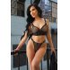 Foto 2: Suti� e Calcinha Baddie Longline em Tela 36-38 S/M